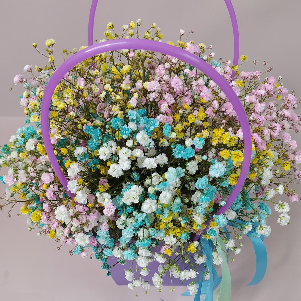 Сумочка радужной гипсофиллы Сумочка радужной гипсофиллы