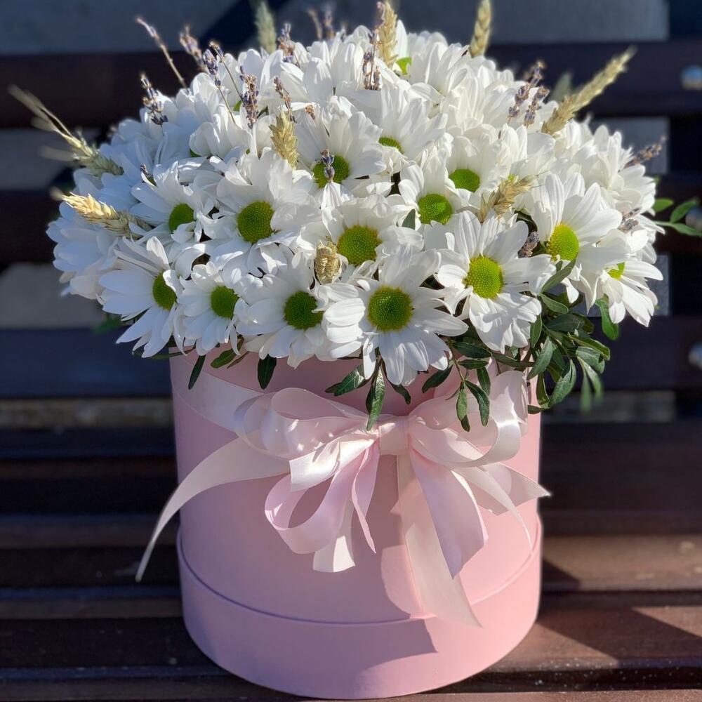 Коробочка с хризантемой "Прованс" Коробочка с хризантемой "Прованс"